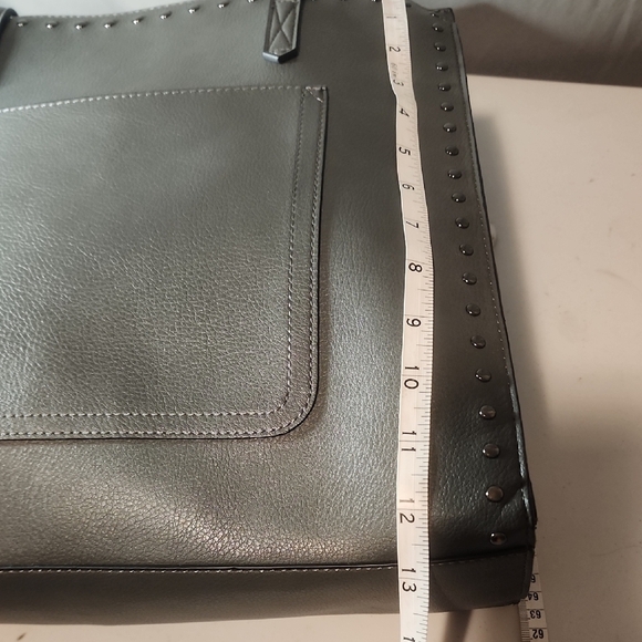 Maurices NWOT Gray Studded Tote Bag - Picture 4 of 10
